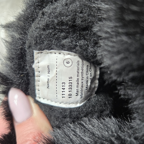 Kids Girls Winter Boots Faux Fur Size 6 NWOT - Picture 8 of 9